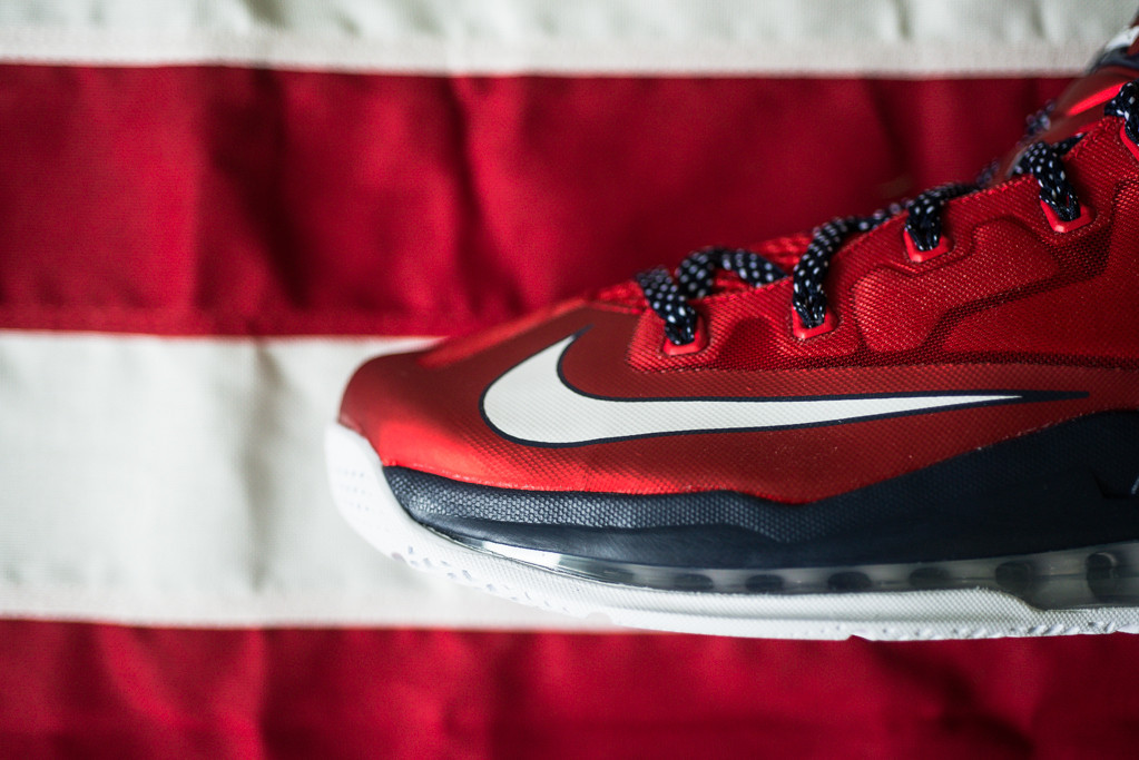 Nike Air Max LeBron 11 Low Independence Day Toe