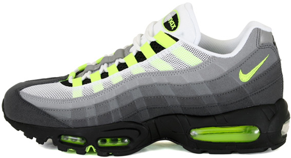 Nike Air Max '95 OG Black/VoltMedium AshDark Pewter Nike Sole