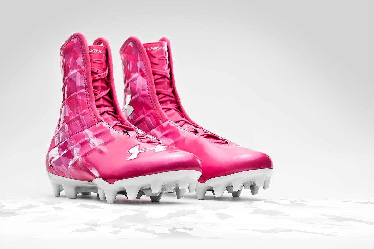 Under Armour Power in Pink Cleats for Breast Cancer Awareness UA Highlight