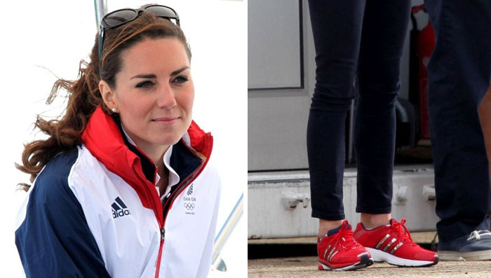 Kate Middleton wears adidas Supernova Glide 4 GB