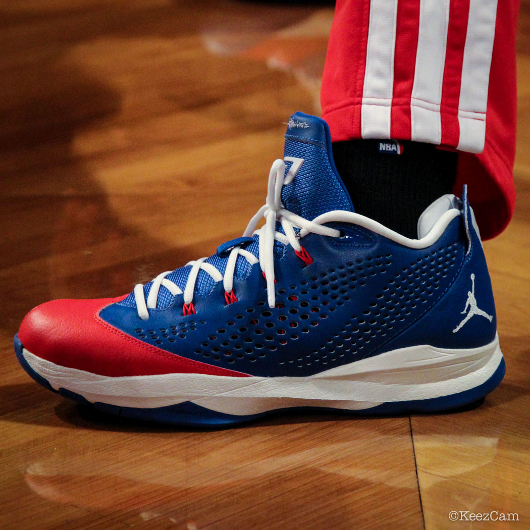 SoleWatch // Up Close At Barclays for Nets vs Clippers - Chris Paul wearing Jordan CP3.7