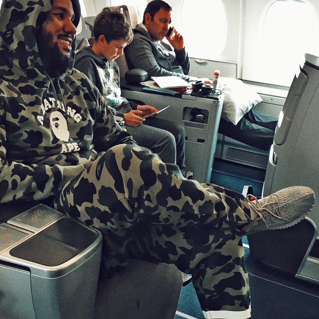 The Game Wearing the 'Moonrock' adidas Yeezy 350 Boost
