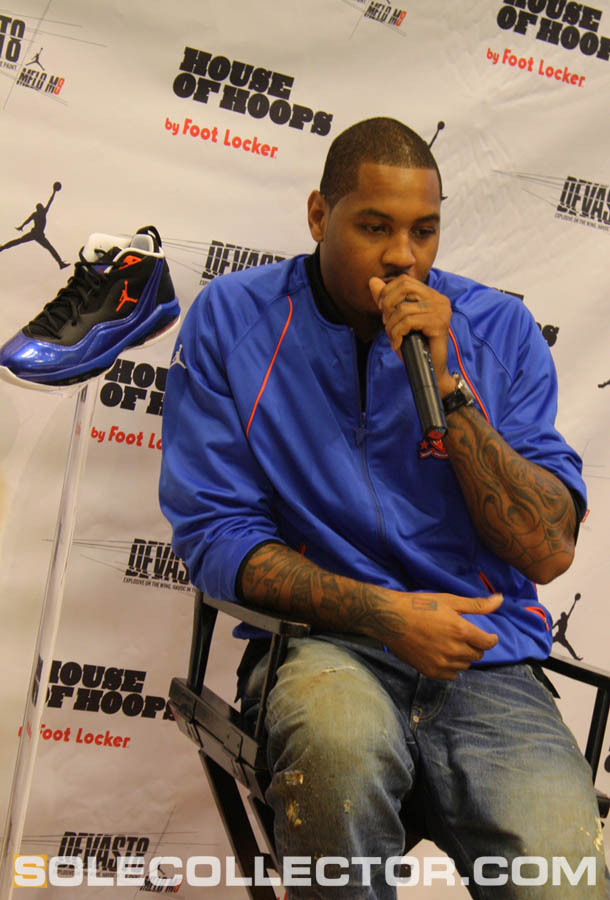 Carmelo Anthony Launches Jordan Melo M8 at House of Hoops Harlem 2