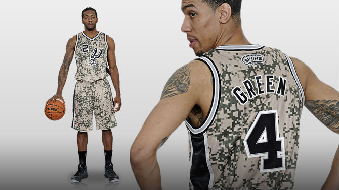 San Antonio Spurs Unveil New Military-Inspired Uniforms
