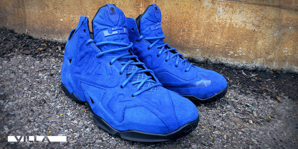 Nike LeBron XI 11 EXT Blue Suede (5)