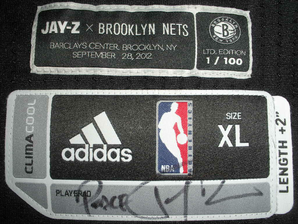 Jay-Z Autographed Brooklyn Nets Jersey - Away