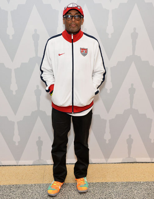 Spike Lee wearing Nike Kobe IX Elite Influence