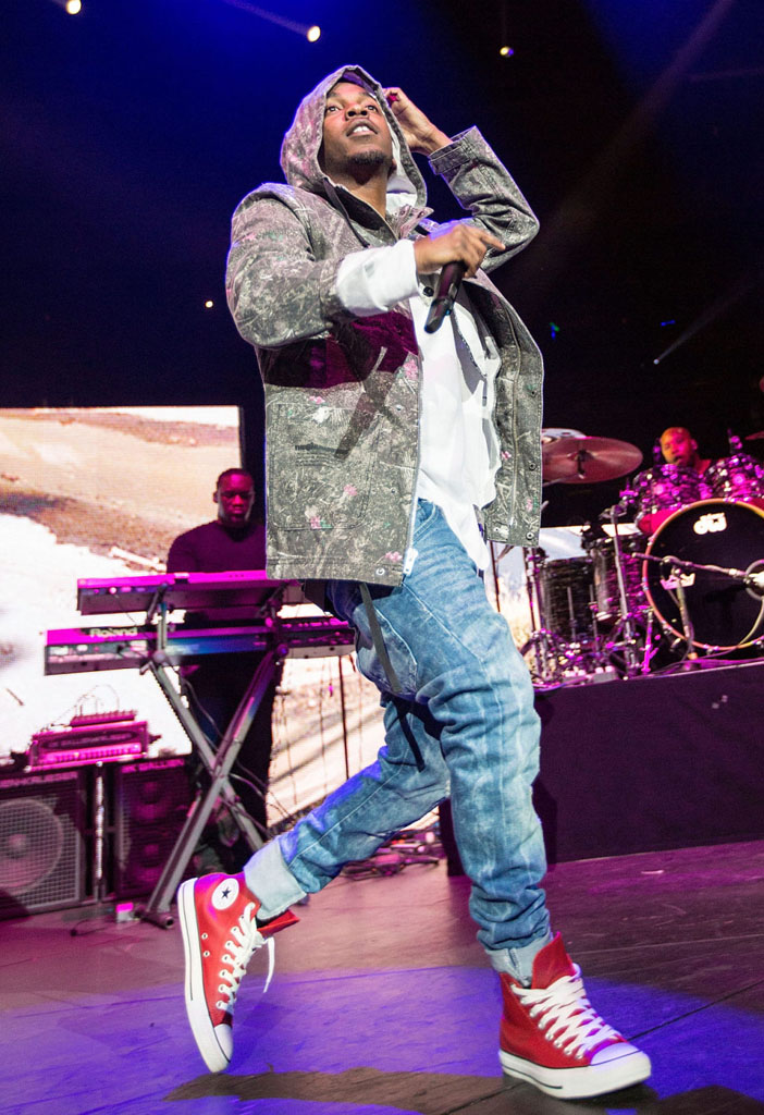 Kendrick Lamar wearing Converse Chuck Taylor All Star