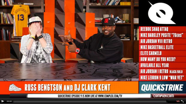 Quickstrike: DJ Clark Kent & Russ Bengtson Talk Shaq Attaq, Nike Elite & Jordans