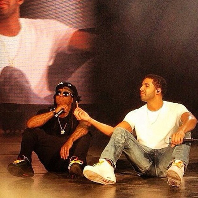 Drake & Lil' Wayne wearing Air Jordan III 3 Exclusives