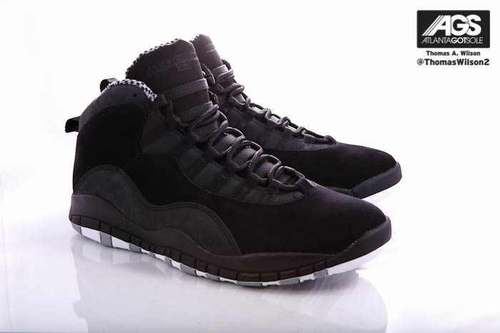 Air Jordan 10 X Retro Shoes Black White Stealth 310805-003 (1)