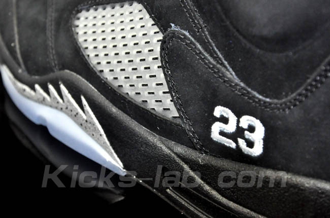 Air Jordan Retro 5 Black Metallic Silver 136027-010