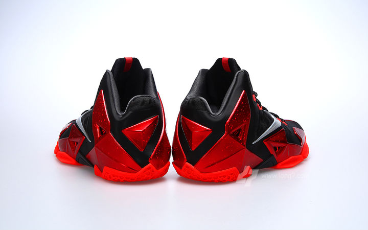 Nike LeBron XI Black Red Miami Heat Release Date 616175-001 (6)