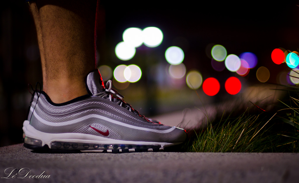 TheDooder in the 'Silver Bullet' Nike Air Max 97