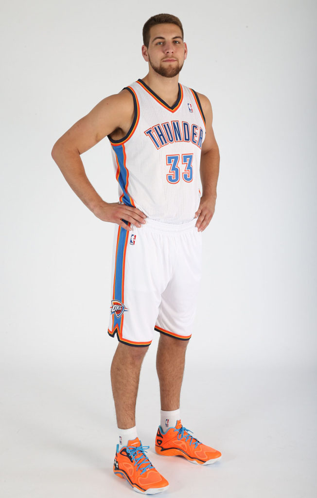 Mitch McGary wearing Under Armour Anatomix Spawn Low