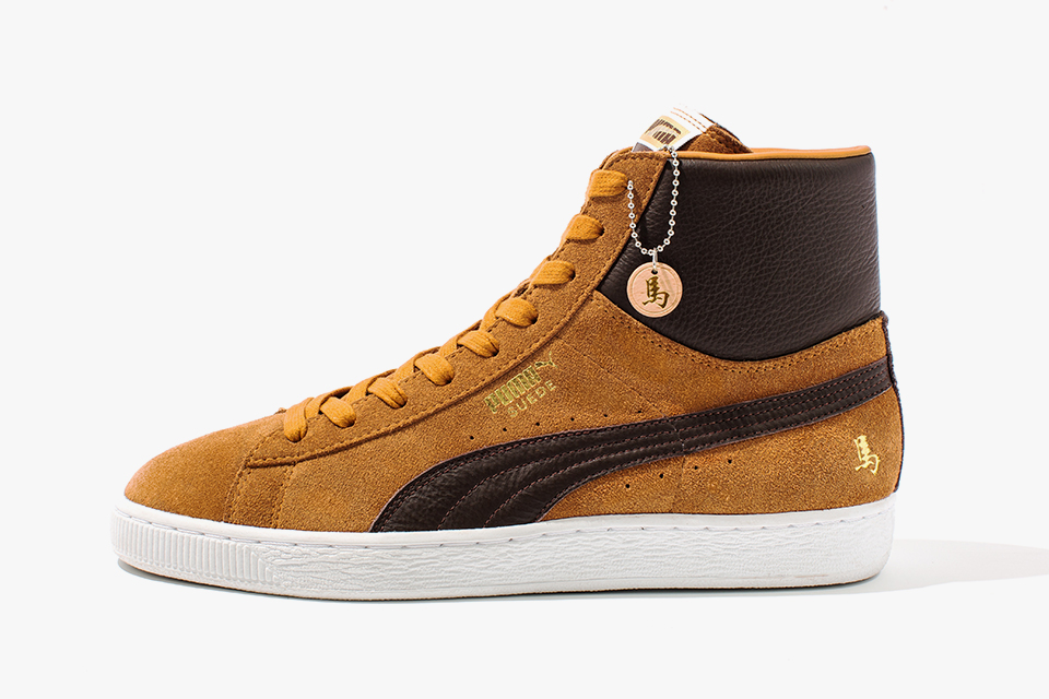 PUMA Suede Mid Year of the Horse in Sudan Brown