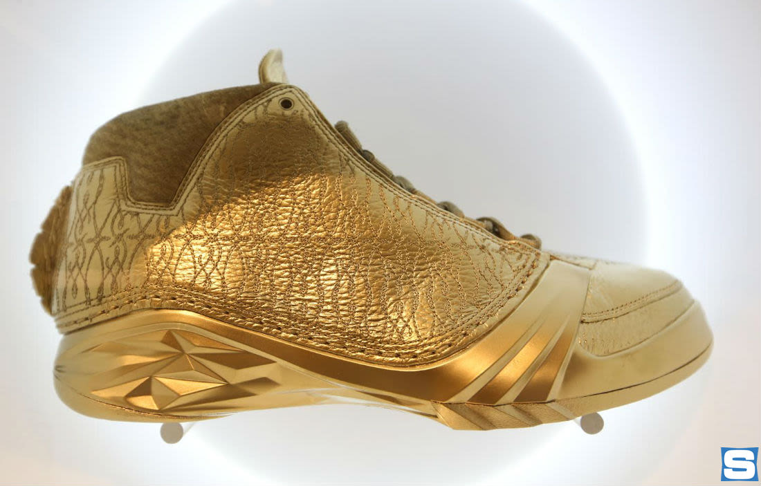 gold jordan's