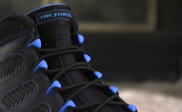 air jordan 9 retro blue and black