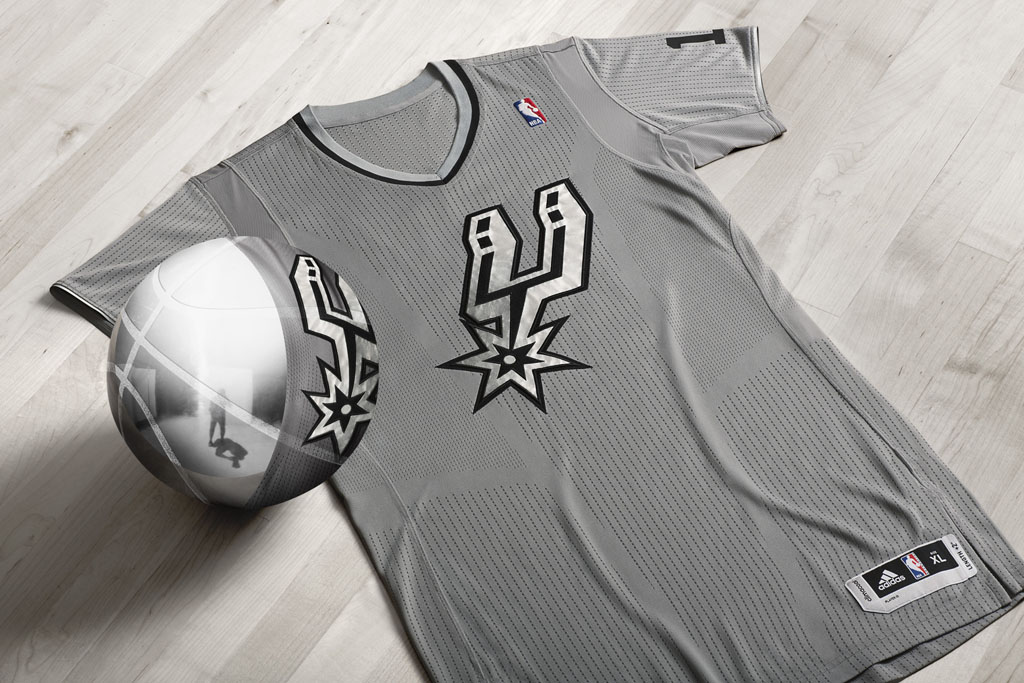 adidas Big Logo NBA Christmas Uniform // San Antonio Spurs