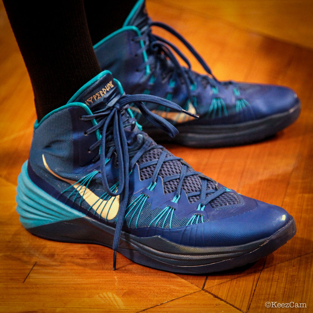 SoleWatch // Up Close At Barclays for Nets vs Knicks - Toure Murry wearing Nike Hyperdunk 2013