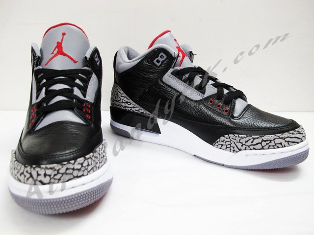 retro 3 red and black