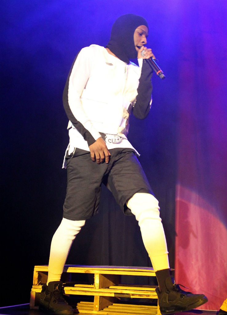 A$AP Rocky wearing Air Jordan IV 4 Black Cat (5)