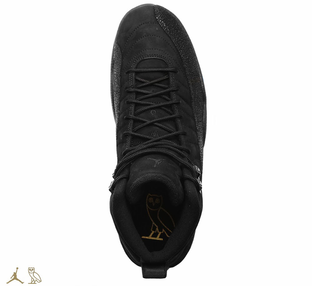 OVO x Air Jordan 12 Black (3)