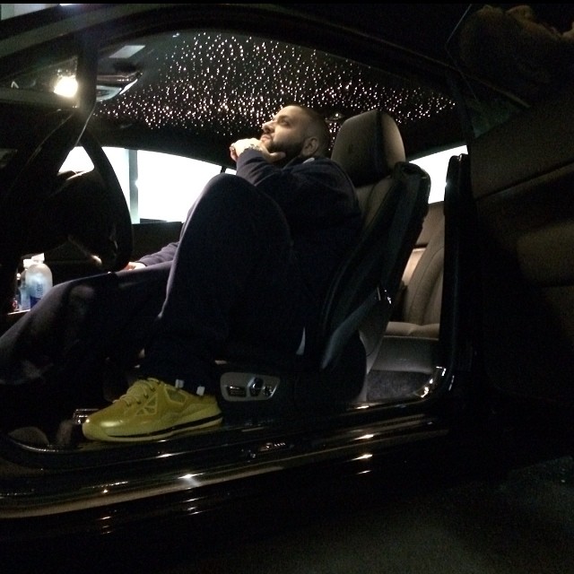 DJ Khaled wearing Nike LeBron 10 Must Be The Honey