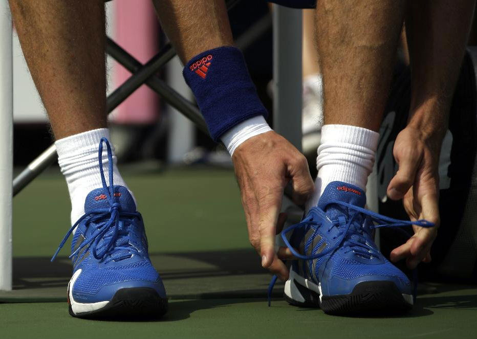 US Open 2013 // Daniel Brands wearing adidas adipower Barricade 8.0