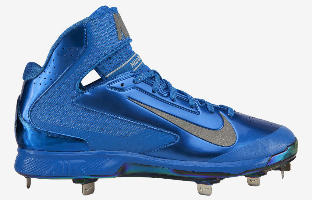 Nike Huarache Pro Metal Baseball Cleat Blue