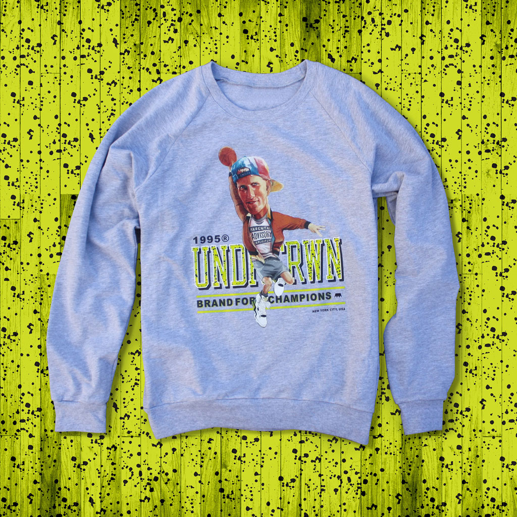UNDRCRWN In the Zone Collection - Billy Hoyle Crewneck Grey