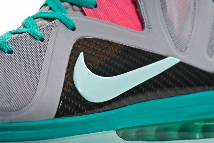 Nike LeBron 9 P.S. Elite South Beach Wolf Grey Mint Candy New Green Pink Flash 516958-001 (3)