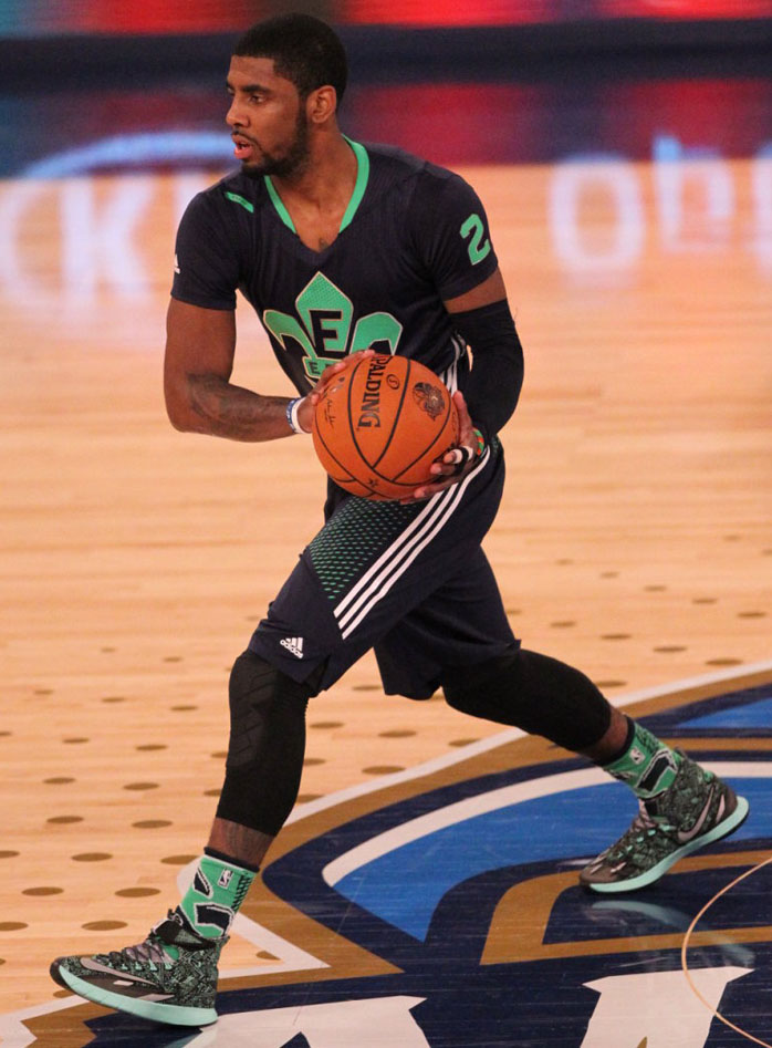 Kyrie Irving wearing Nike Zoom HyperRev All-Star PE