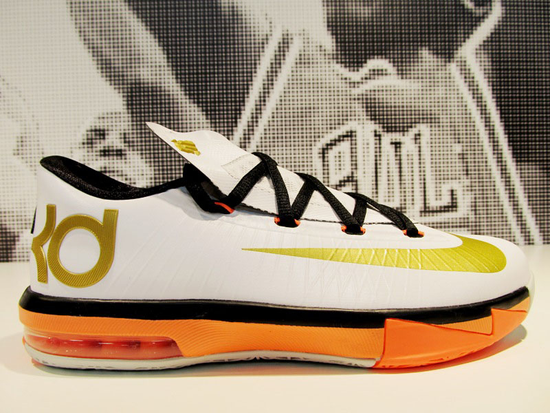 Nike KD VI 6 White/Black-Gold-Orange