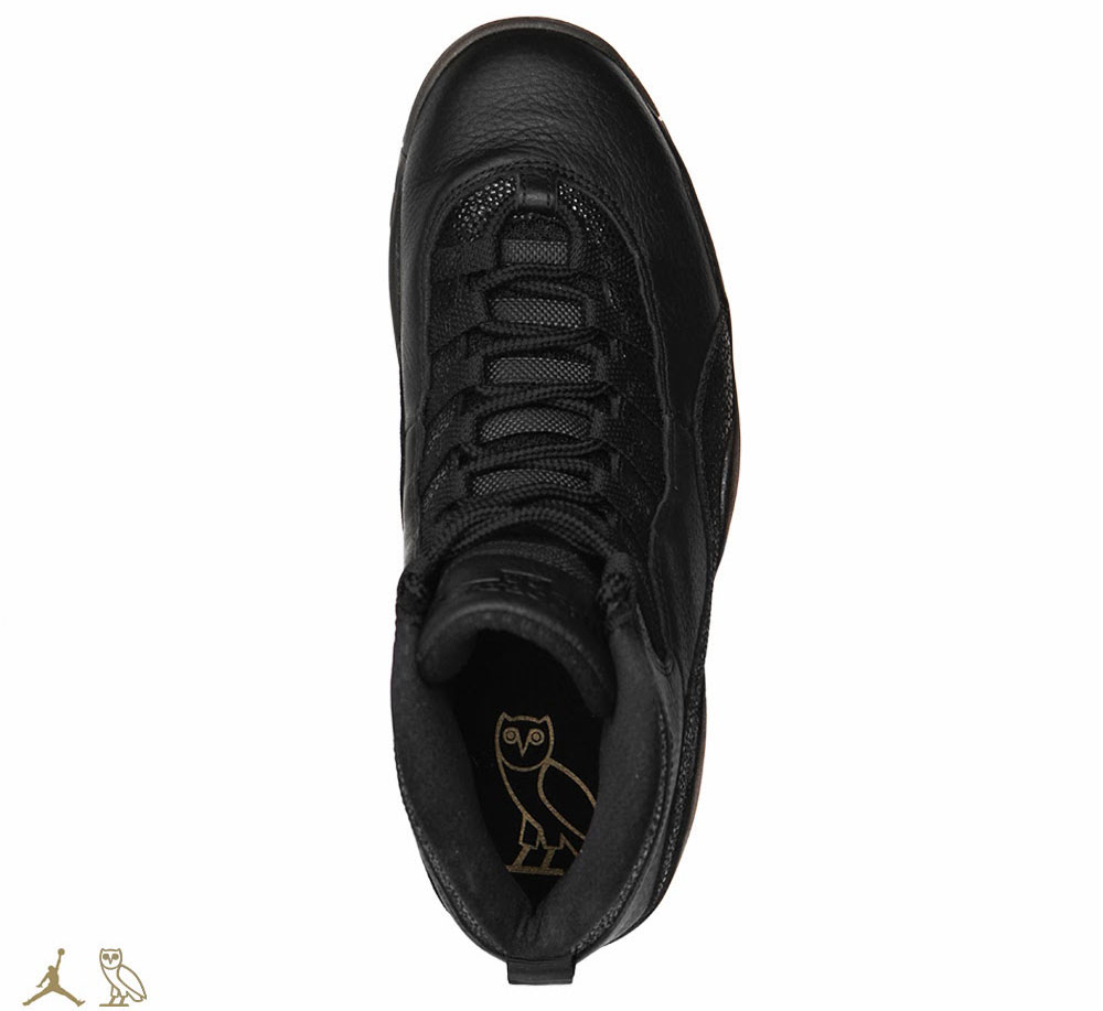 OVO x Air Jordan 10 Black (3)