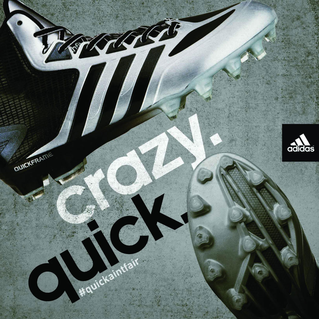 adidas Crazyquick Cleats Silver