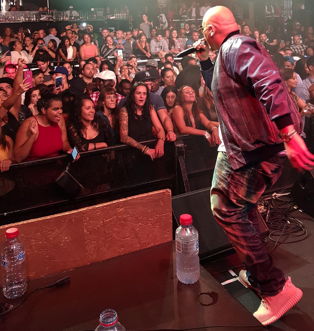 Fat Joe Wearing the 'Oxford Tan' adidas Yeezy 350 Boost