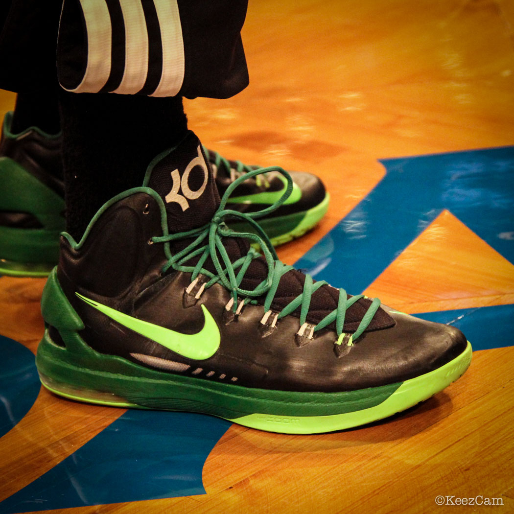 #SoleWatch // Up Close At Barclays for Nets vs Celtics - Jordan Crawford wearing Nike KD 5