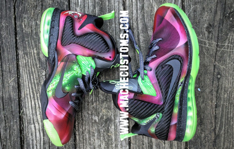 Nike LeBron 9 IX Spawn by Mache Custom Kicks (1)