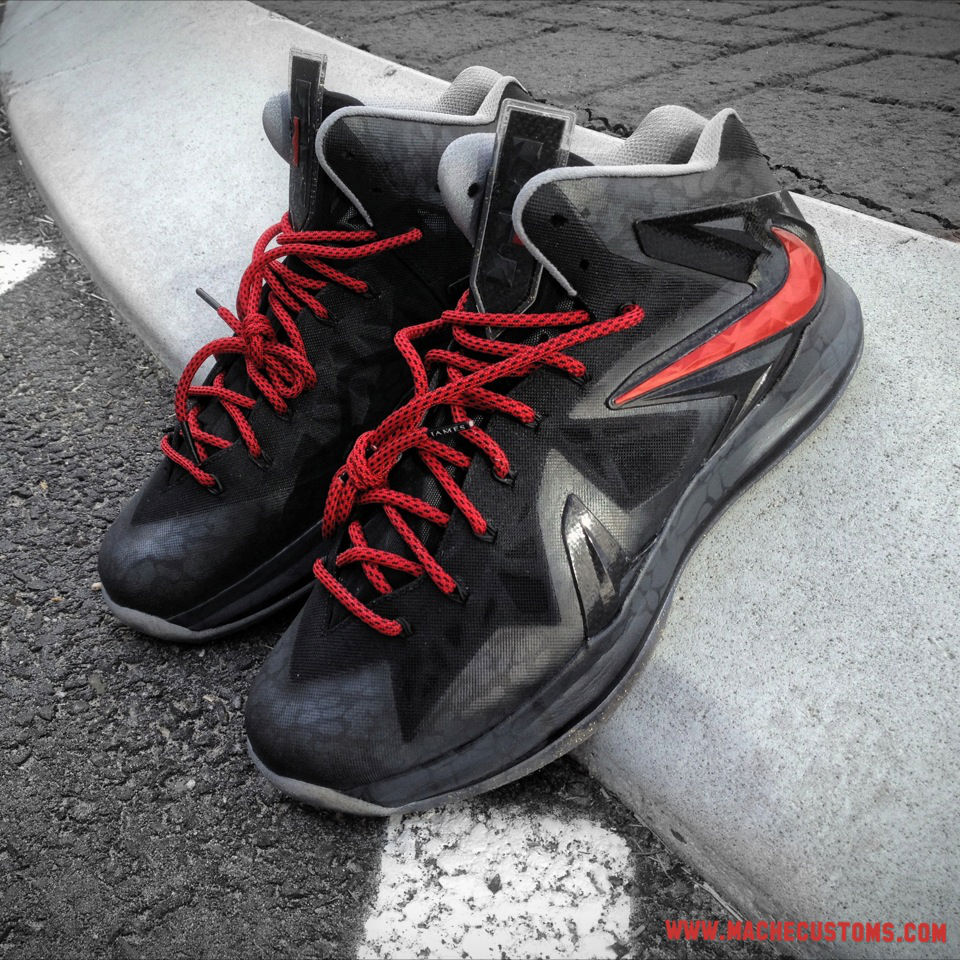 Nike LeBron X PS Elite "Killer Elite" by Mache Custom Kicks (2)
