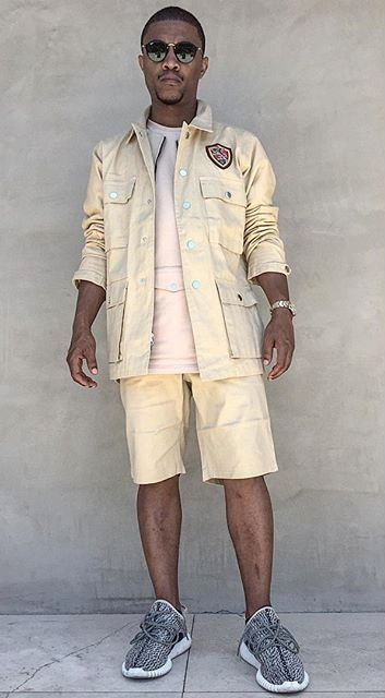 Ibn Jasper wearing the adidas Yeezy 350 Boost