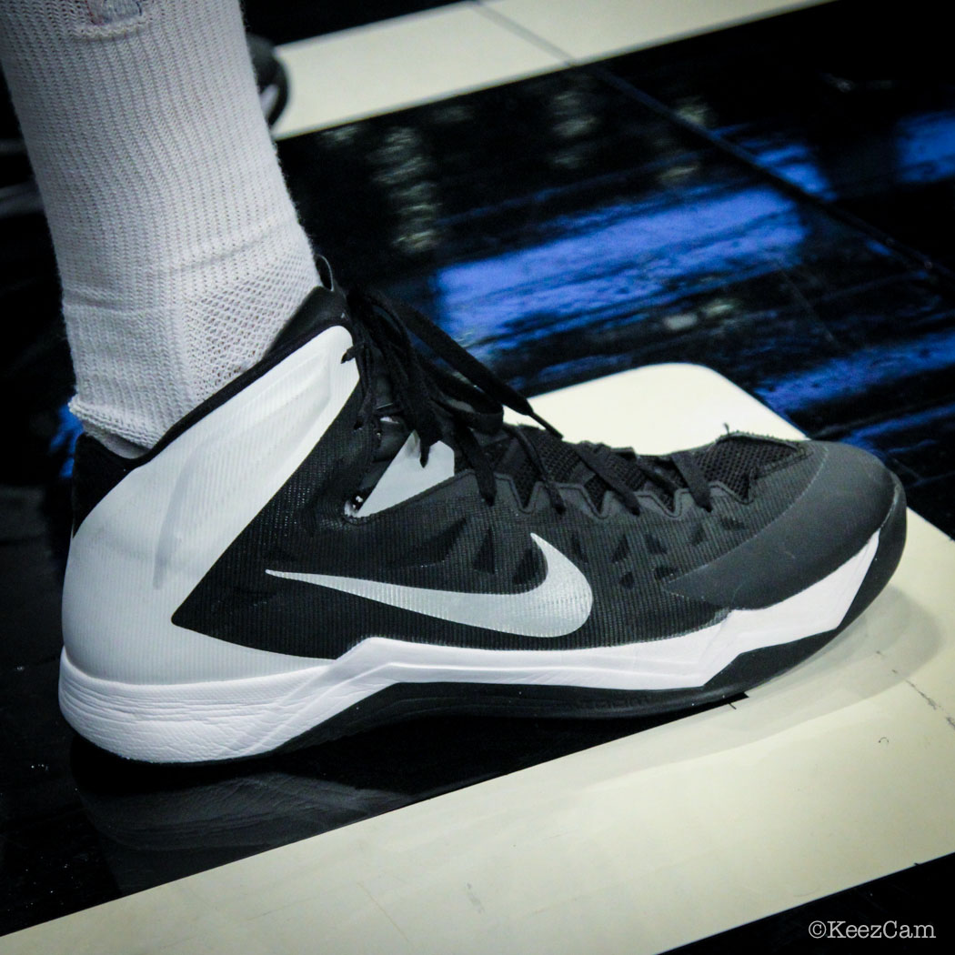 SoleWatch // Up Close At Barclays for Nets vs Nuggets - Anthony Randolph wearing Nike Hyper Quickness