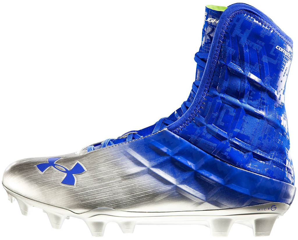 Under Armour Highlight Cleat Royal Metallic Silver (1)