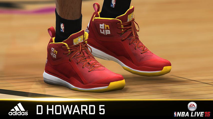 NBA Live 15 Sneakers: adidas D Howard 5 Rockets