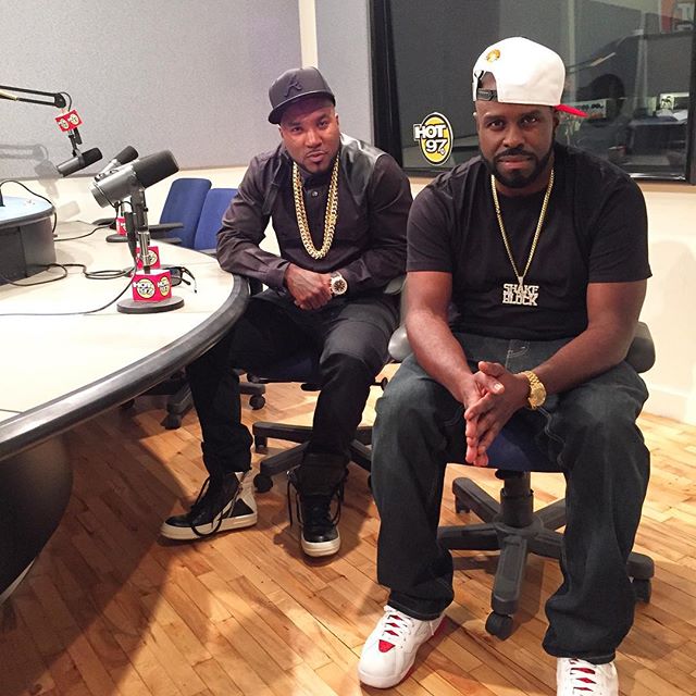 DJ Funk Flex wearing the 'Hare' Air Jordan 7