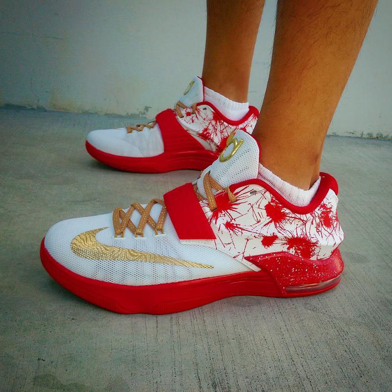 ant49_559 in his '49ers' NIKEiD KD 7