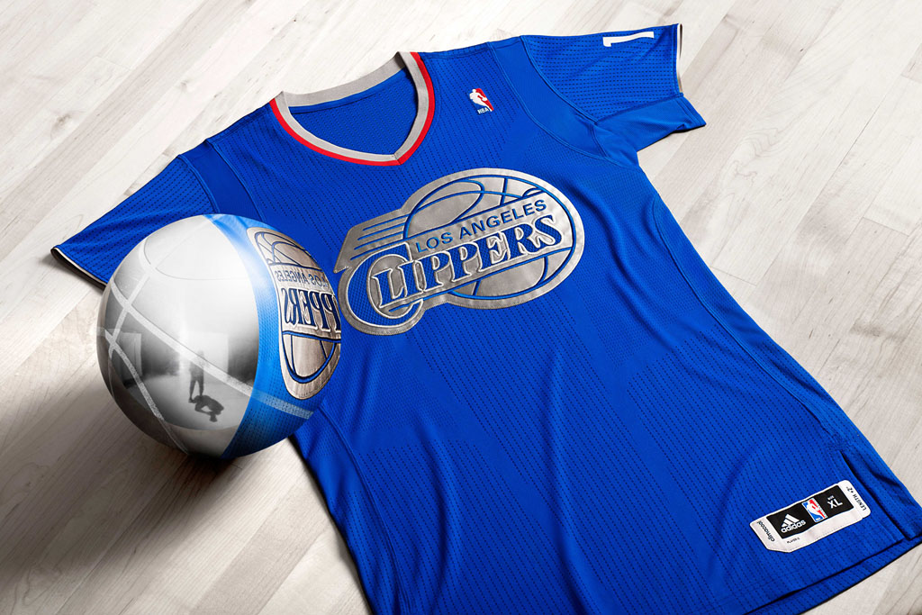 adidas Big Logo NBA Christmas Uniform // Los Angeles Clippers