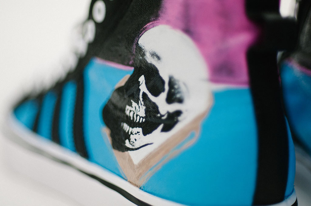 adidas Originals Nizza Hi Warhol Skull by Brush Footwear (7)