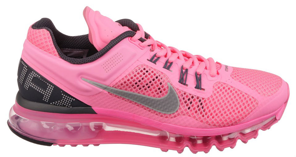 Nike Womens WMNS Air Max 2013 Pink Grey (2)