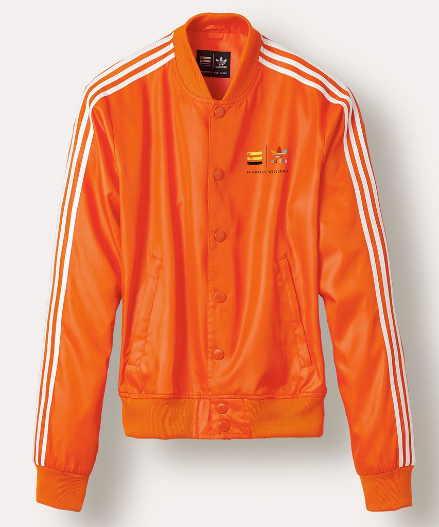 adidas = Pharrell Williams Track Jacket Orange (3)